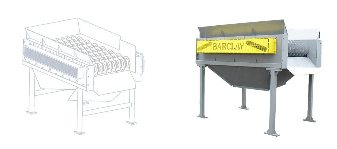 Tire classifier with a Barclay logo and a sketch of this tire equipment.